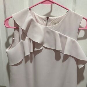 Ted Baker London Soft Pink One Shoulder blouse